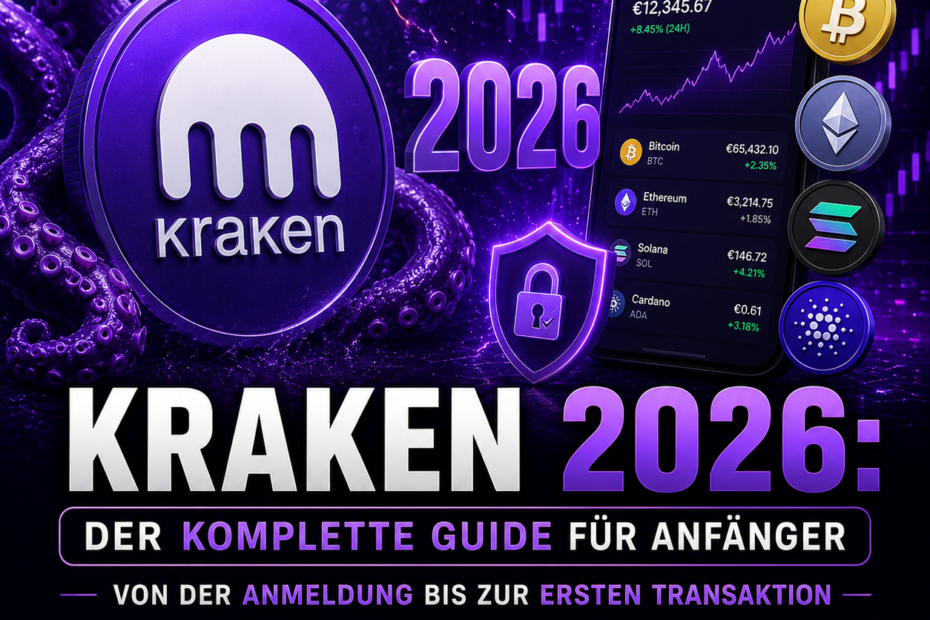 Kraken 2026: Der komplette Guide für Anfänger – Von der Anmeldung bis zur ersten Transaktion