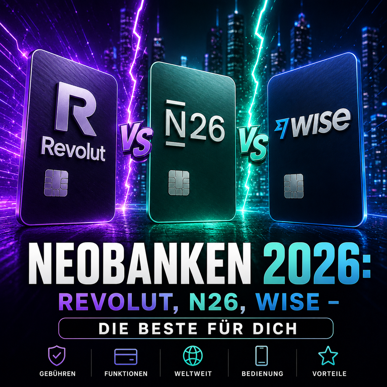 Neobanken 2026 - Revolut - N26 - Wise