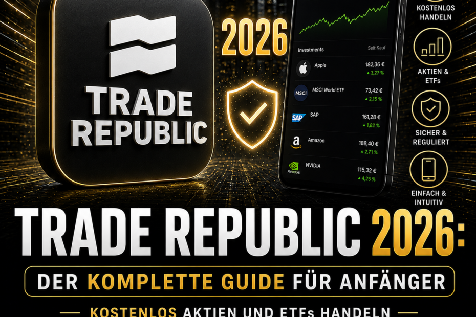 Trade Republic 2026: Der komplette Guide für Anfänger – Kostenlos Aktien und ETFs handeln