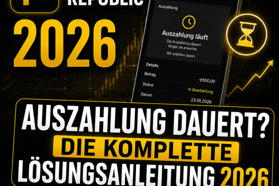 Trade Republic Auszahlung dauert zu lange? – Die komplette Anleitung 2026